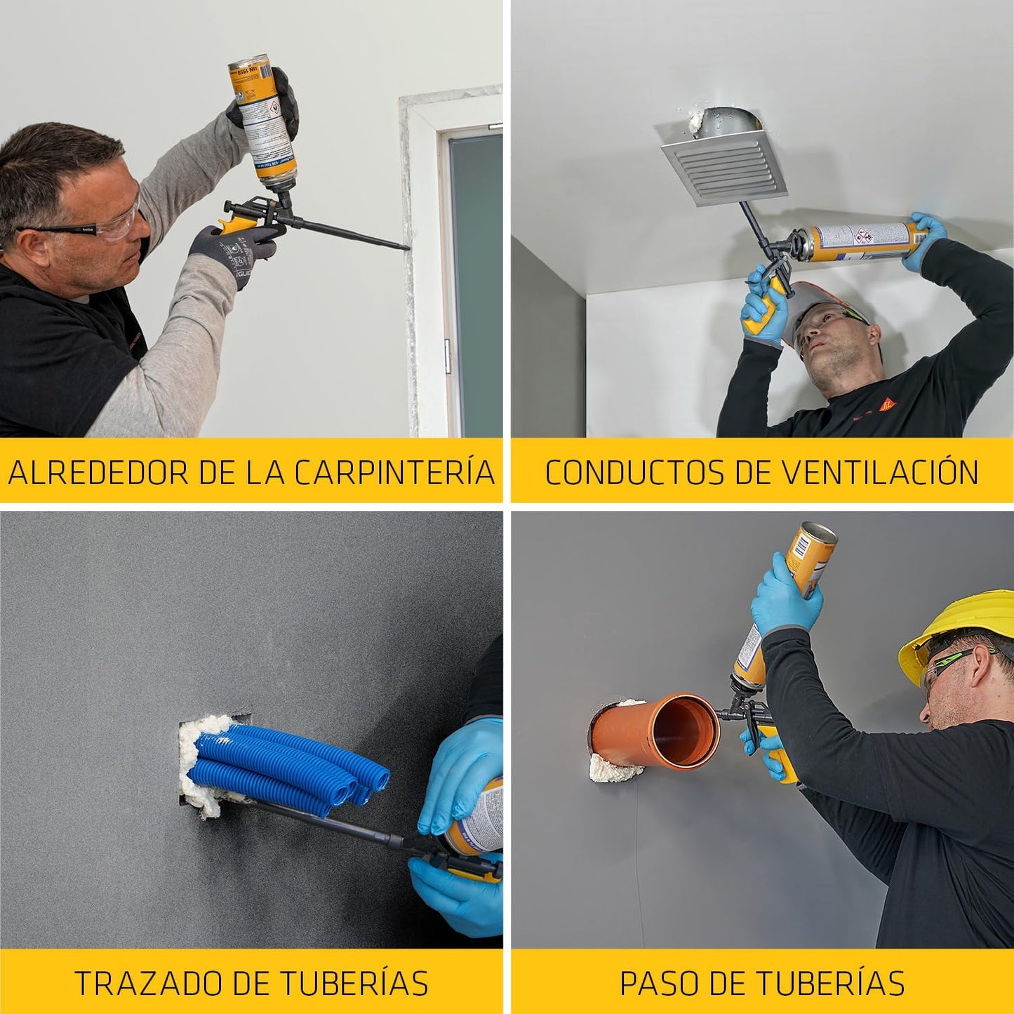 Escuma de poliuretà autoexpandible de 750ml Sika Boom-580
