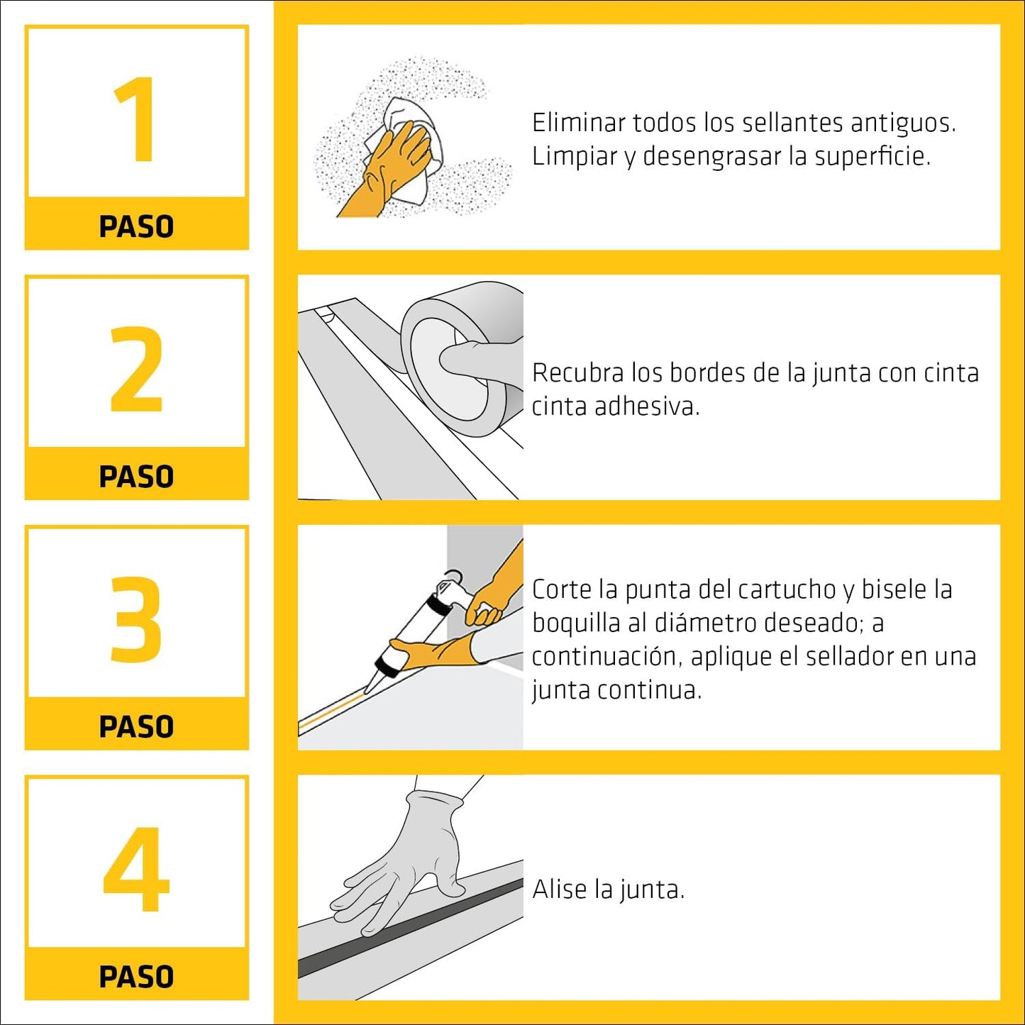 Cartutx de segellador de silicona neutra sanitària de 300ml SikaSeal-175