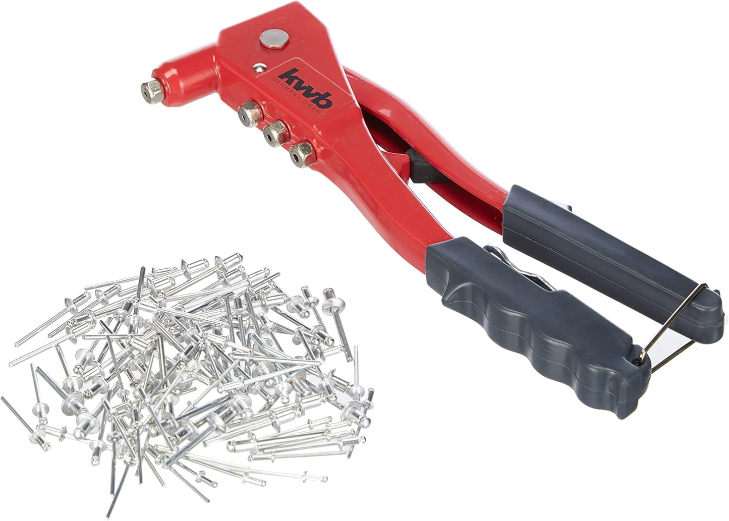 Set de rebladora amb 100 reblons KWB 49407190