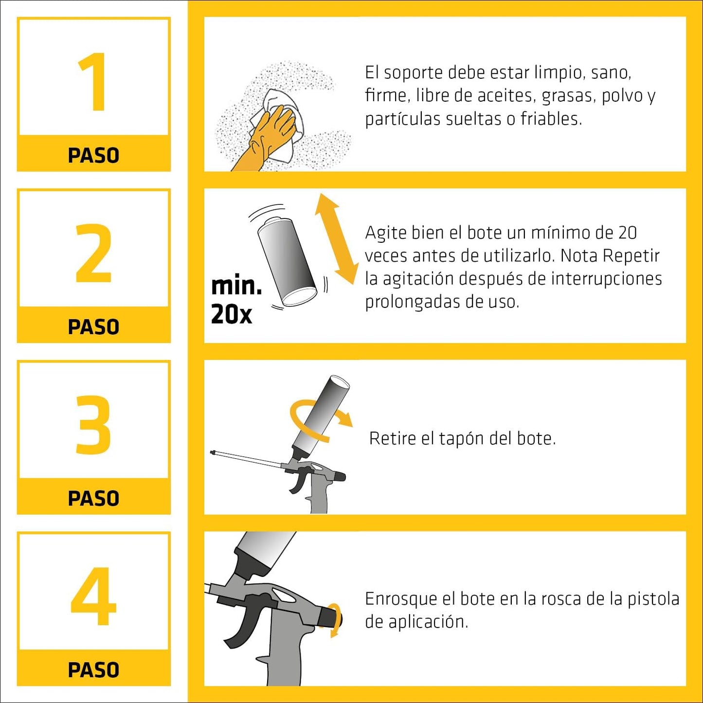 Escuma de poliuretà autoexpandible de 750ml Sika Boom-580