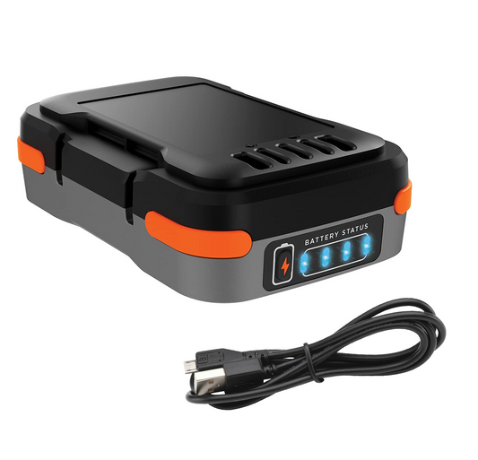 Bateria + cable carregador USB 12V Black+Decker BDCB12B