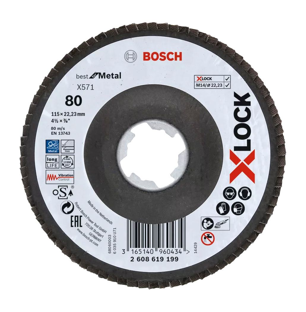 Disc de làmines X571 Best for Metal X-LOCK 115mm Bosch