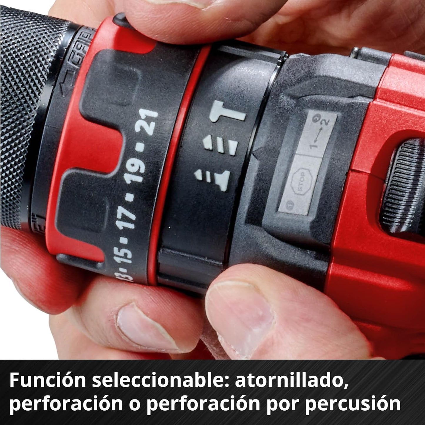 Trepant percutor amb bateria 18V amb 1bat 2,5Ah i carregador TE-CD 18/44 Li-i Einhell