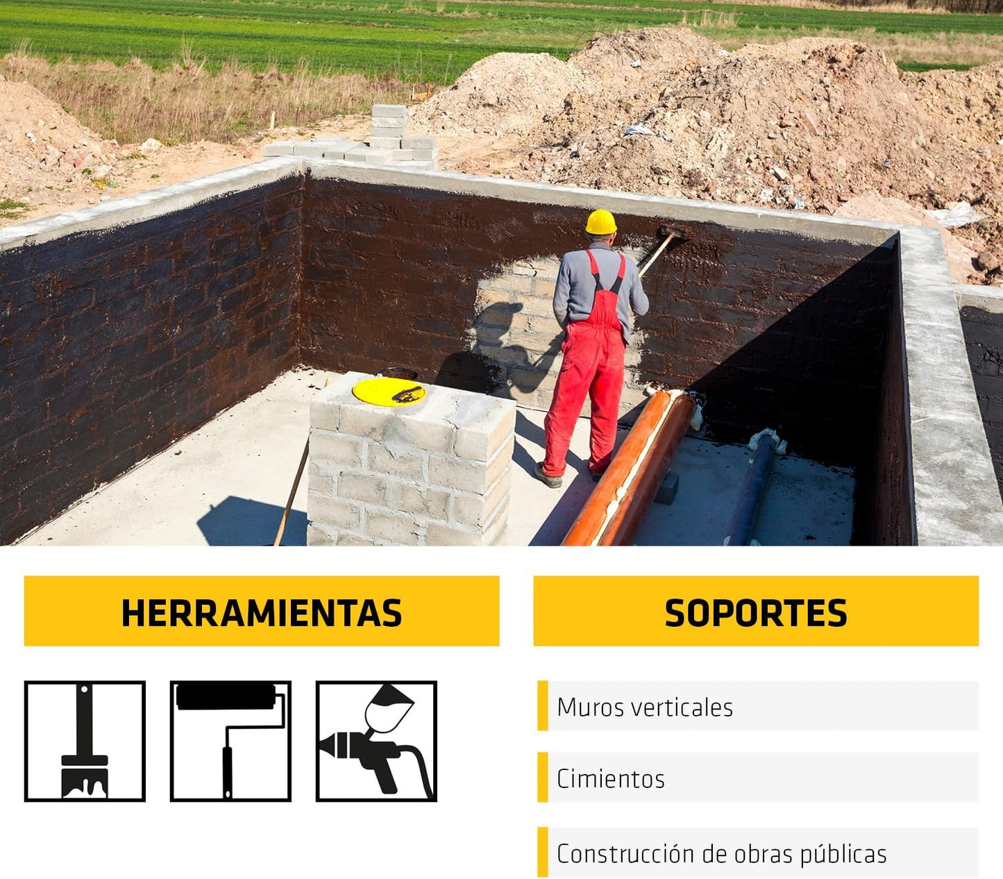 Emulsió bituminosa per a la imprimació de fonaments Igol-A 5kg Sika