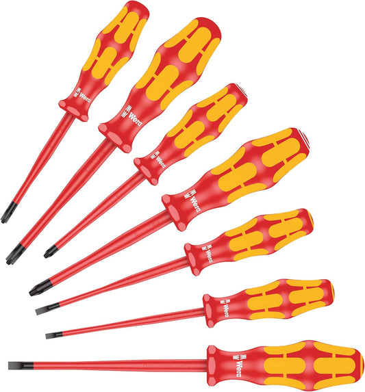Joc de 7 tornavisos Kraftform Plus Sèrie 100 160 iSS/7 Wera 135961
