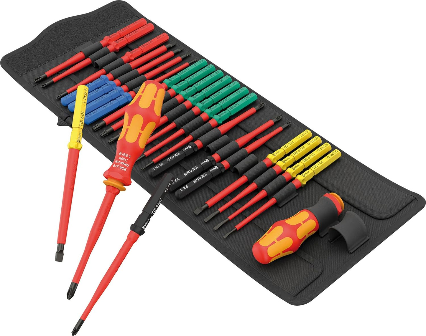Joc de tornavisos de 26 peces Kraftform Kompakt VDE Wera 006617