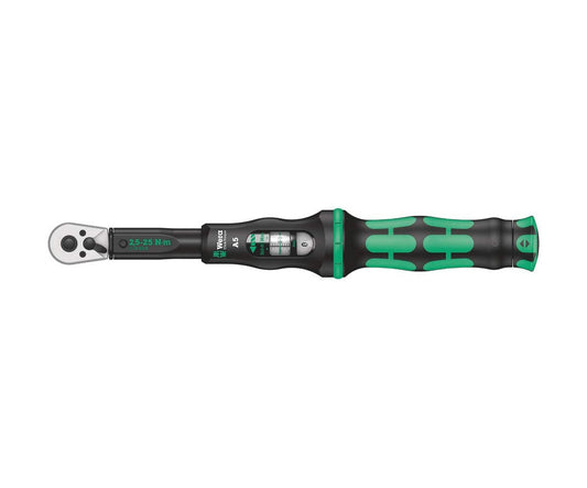 Clau dinamomètrica amb carraca reversible 2,5-25Nm Wera Click-Torque A 5 ref.075604