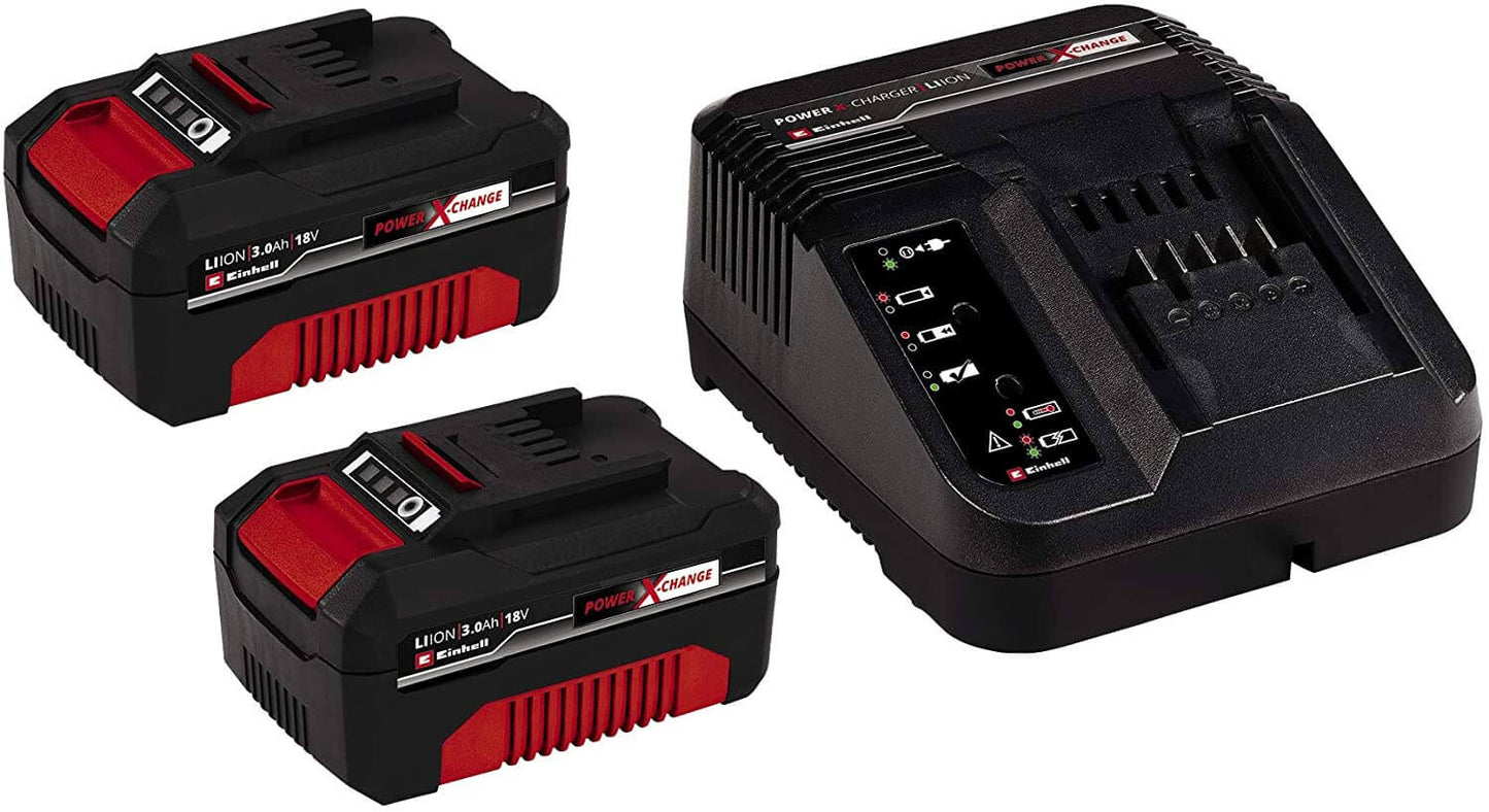 Set de 2 bateries i carregador de 18 V 3,0 Ah Einhell PXC Starter Kit 4512083