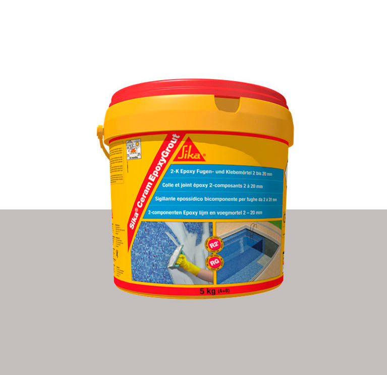 Beurada epoxi bicomponent per a juntes de 2 a 20mm, 5kg SikaCeram EpoxyGrout