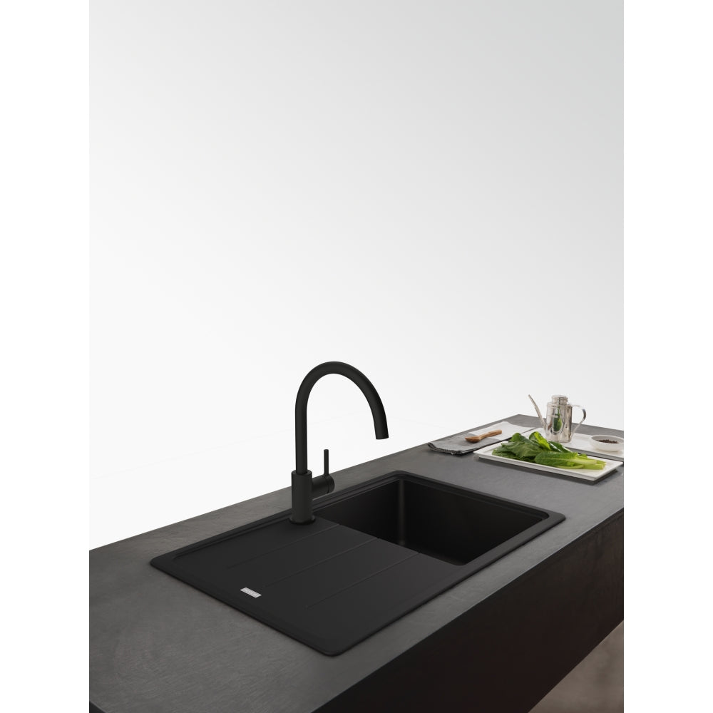 Aixeta de cuina Lina XL Swivel negra mat Franke 115.0626.019