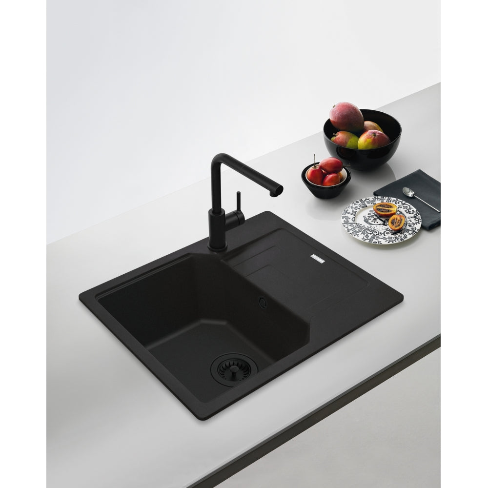 Aixeta de cuina extraïble Lina L Pull Out negra mat Franke 115.0712.435