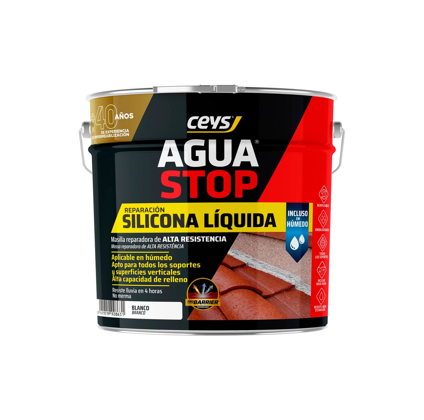 Silicona líquida de 4kg Aguastop Ceys