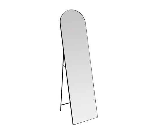 Mirall de peu d’alumini negre 40x160cm Andrea House
