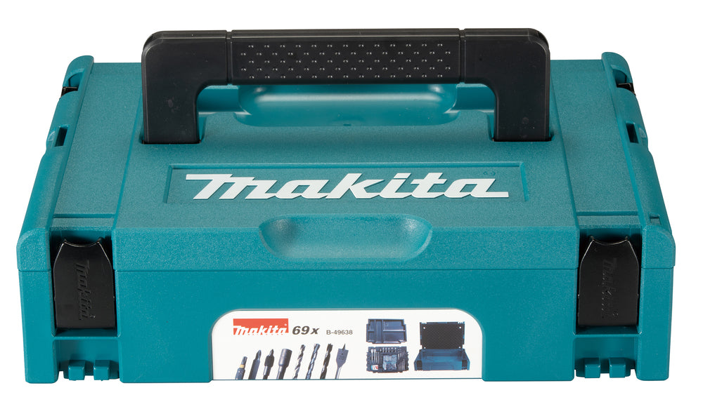 Maletí d’accessoris en Makpac, 69 peces Makita B-49638