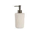 Dispensador de bany beix de ceràmica Sand Ø8x18,5cm Andrea House