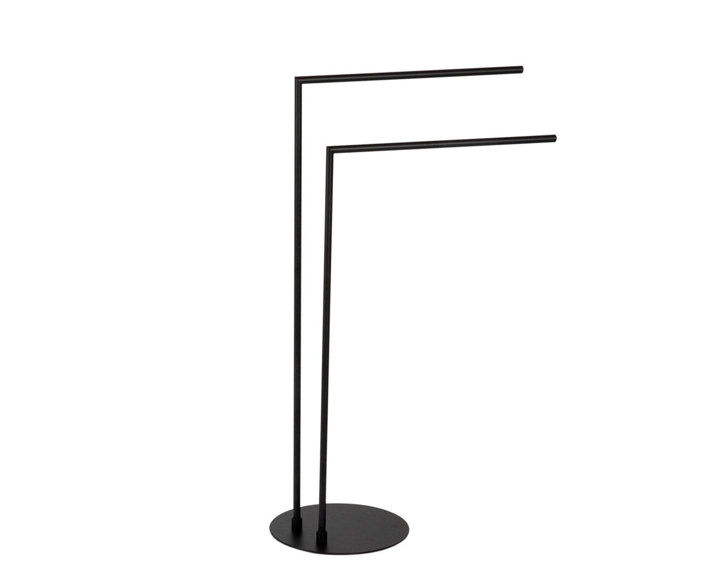 Tovalloler de peu de metall negre industrial Andrea House