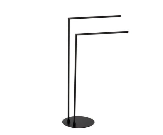 Tovalloler de peu de metall negre industrial Andrea House