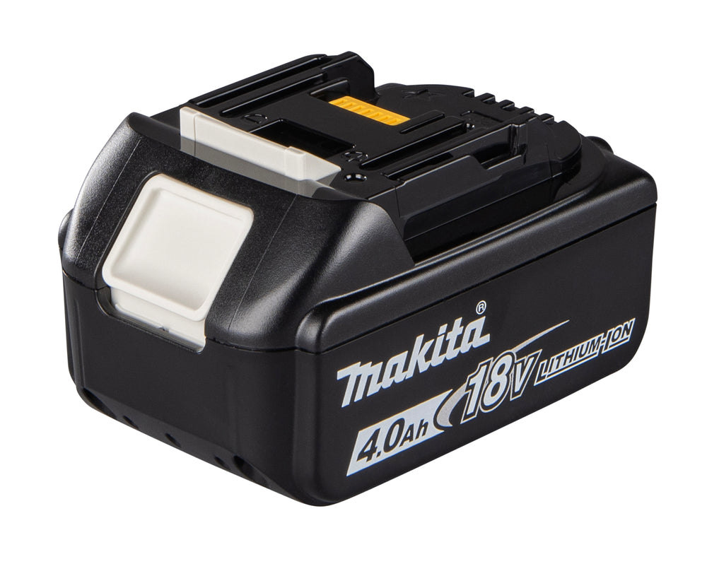 Miniesmoladora de 18V i 125mm amb 2 bateries de 4Ah i maletí Makita DGA504RMJ