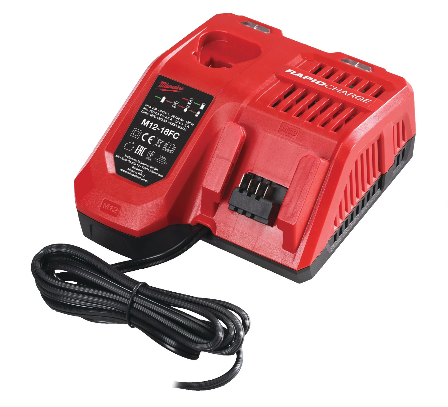 Powerpack trepant percutor + amoladora + 2 bateries de 5 Ah + carregador Milwaukee amb 2 maletins M18 FPP2E3-502X