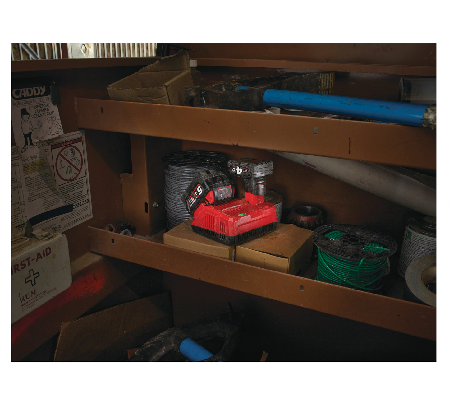 Powerpack trepant percutor + amoladora + 2 bateries de 5 Ah + carregador Milwaukee amb 2 maletins M18 FPP2E3-502X