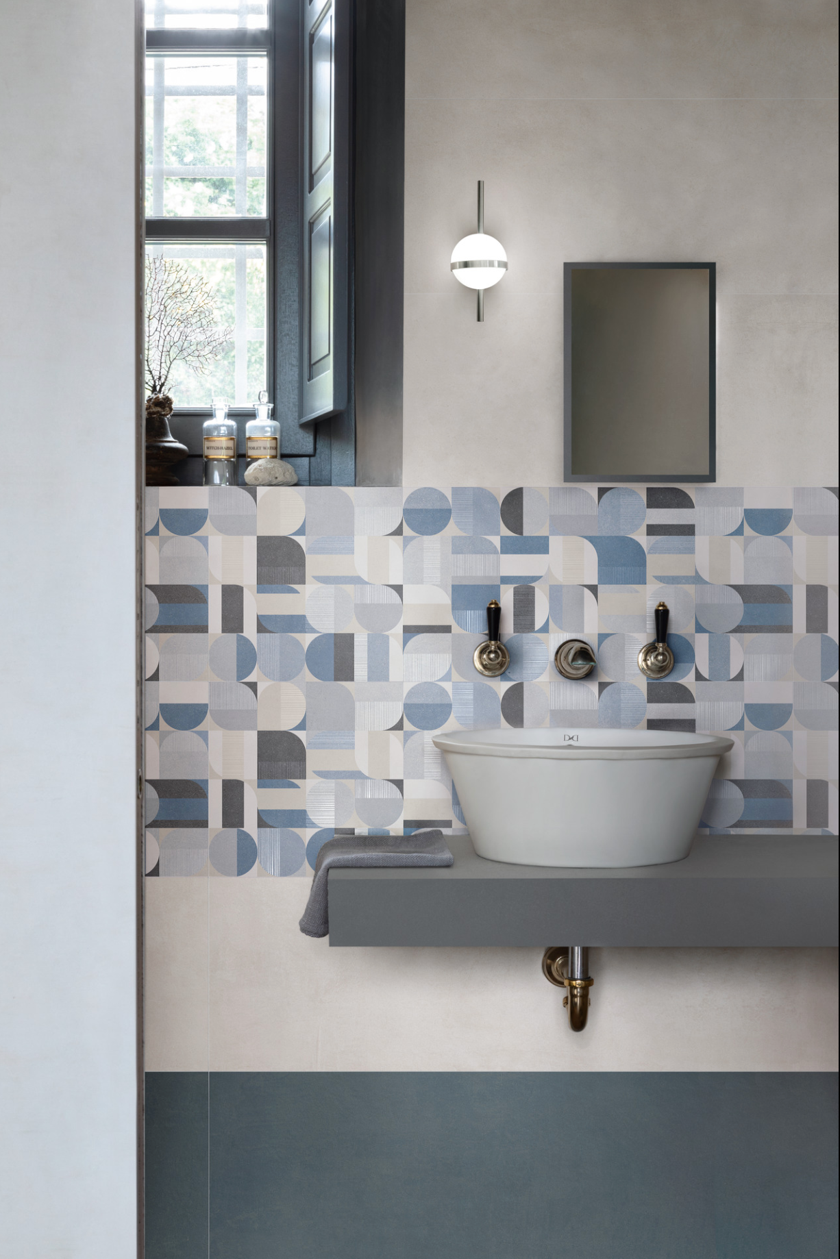 Caixa de 2,88m2 Cementum Ash Wall RT 40x120cm Marazzi