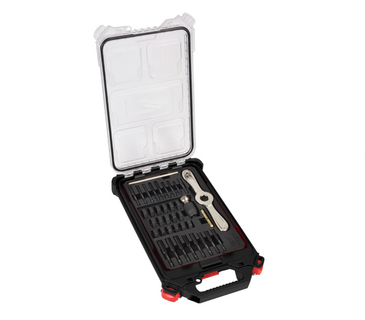 Joc de 38 peces de mascles i matrius Milwaukee Packout