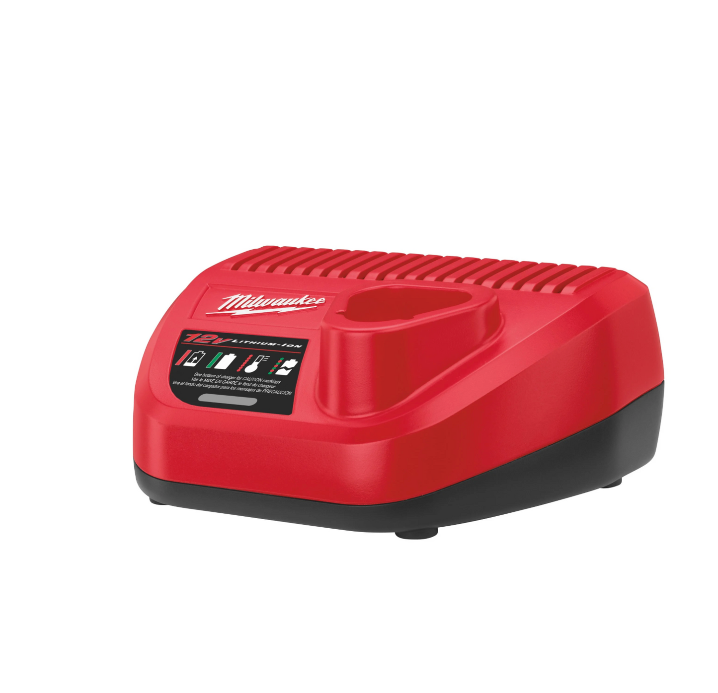 Trepant percutor subcompacte M12 + Bateria de 2 Ah + Carregador + Maletí Milwaukee M12 BLPDRC-202C