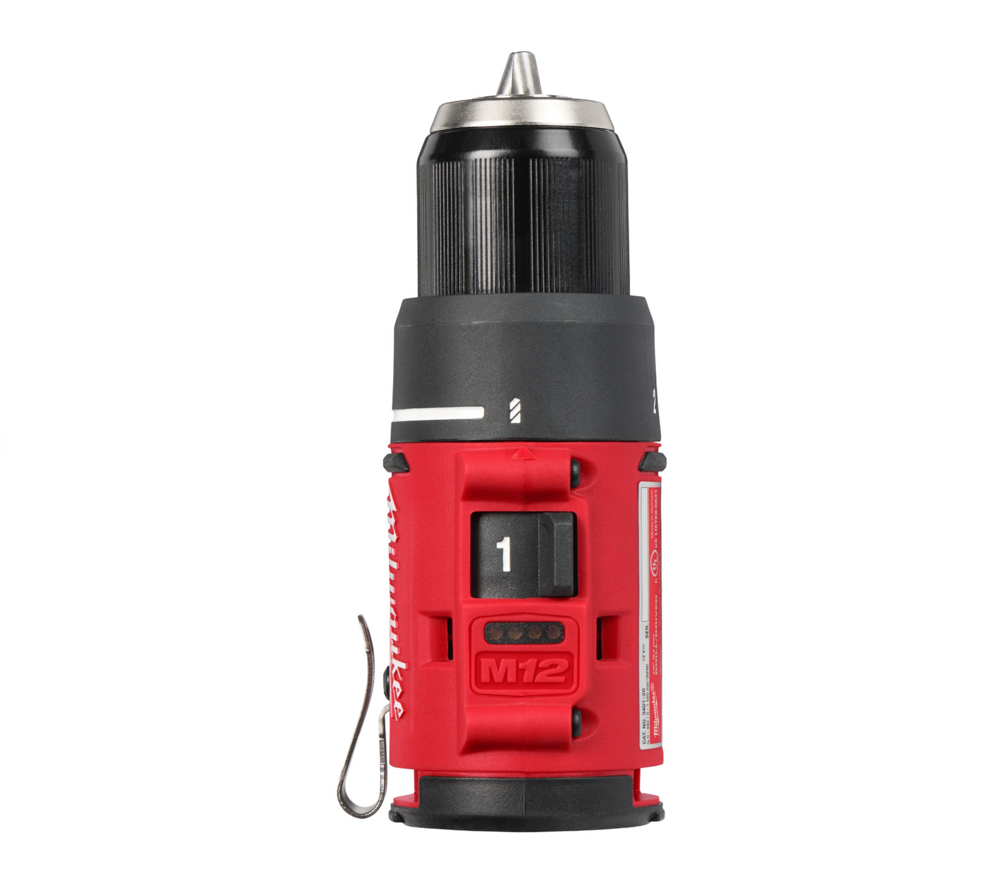 Trepant tornavís + 2 bateries de 2,0Ah + carregador + maletí Milwaukee M12 BLDDRC-202C