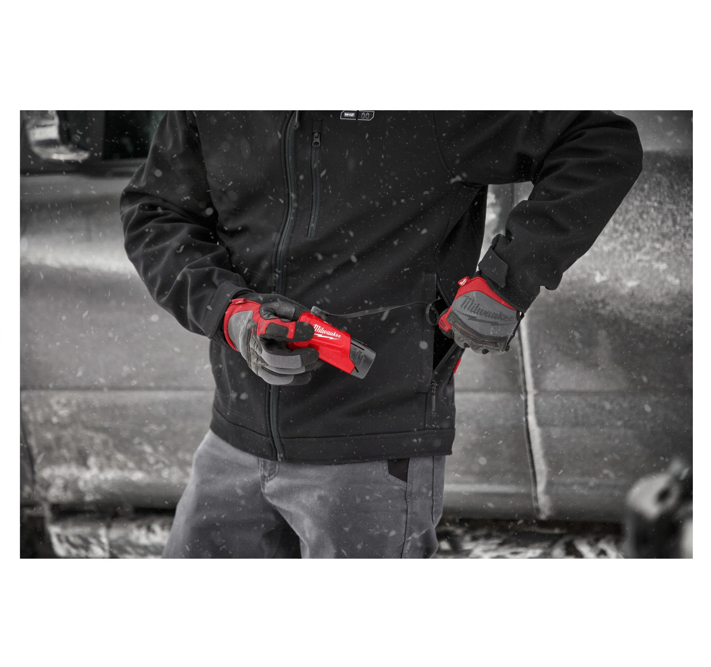 Jaqueta calefactada Premium negra M12 per a home Milwaukee M12 HJ BL5-0