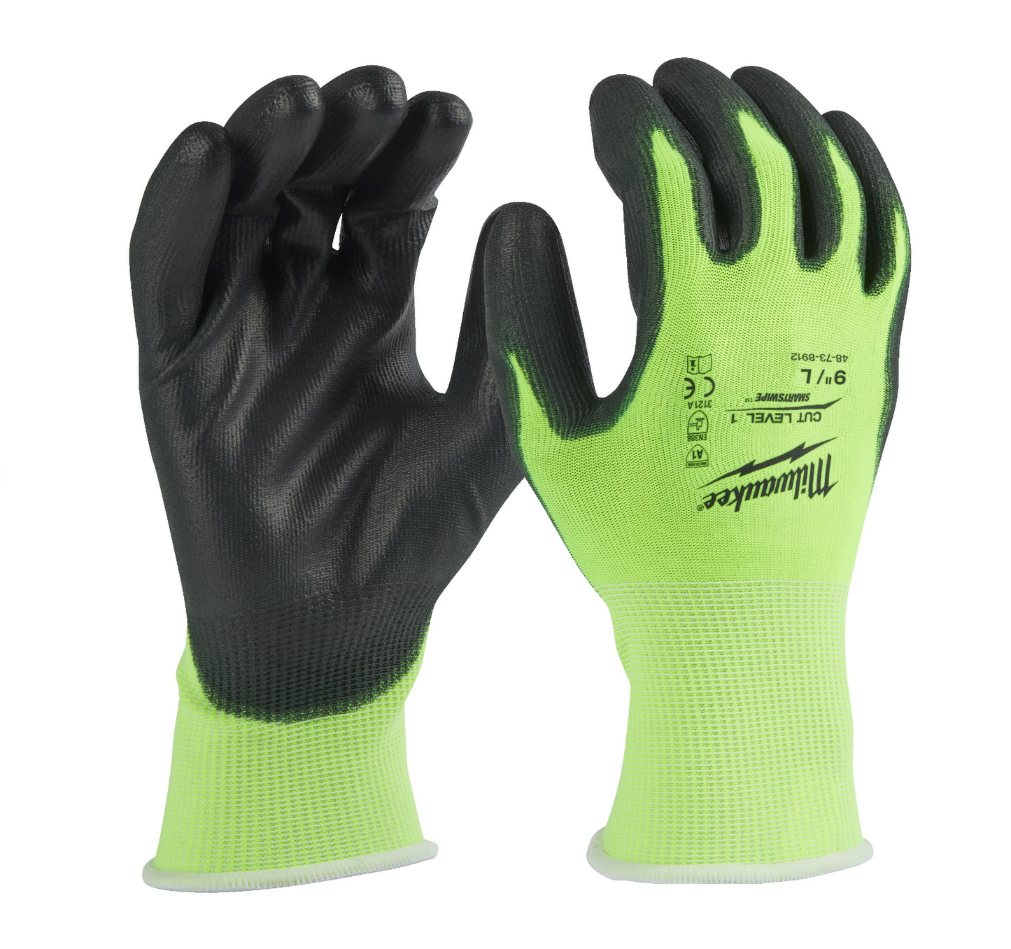 Guants anticort d’alta visibilitat de nivell A Milwaukee HI-VIS CUT