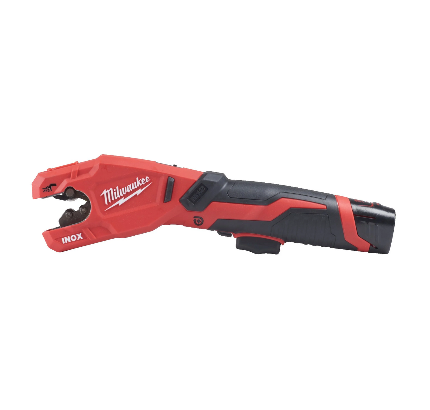 Talladora de tubs d’acer inoxidable + 2 bateries de 2Ah + carregador + maletí Milwaukee M12 PCSS-202C