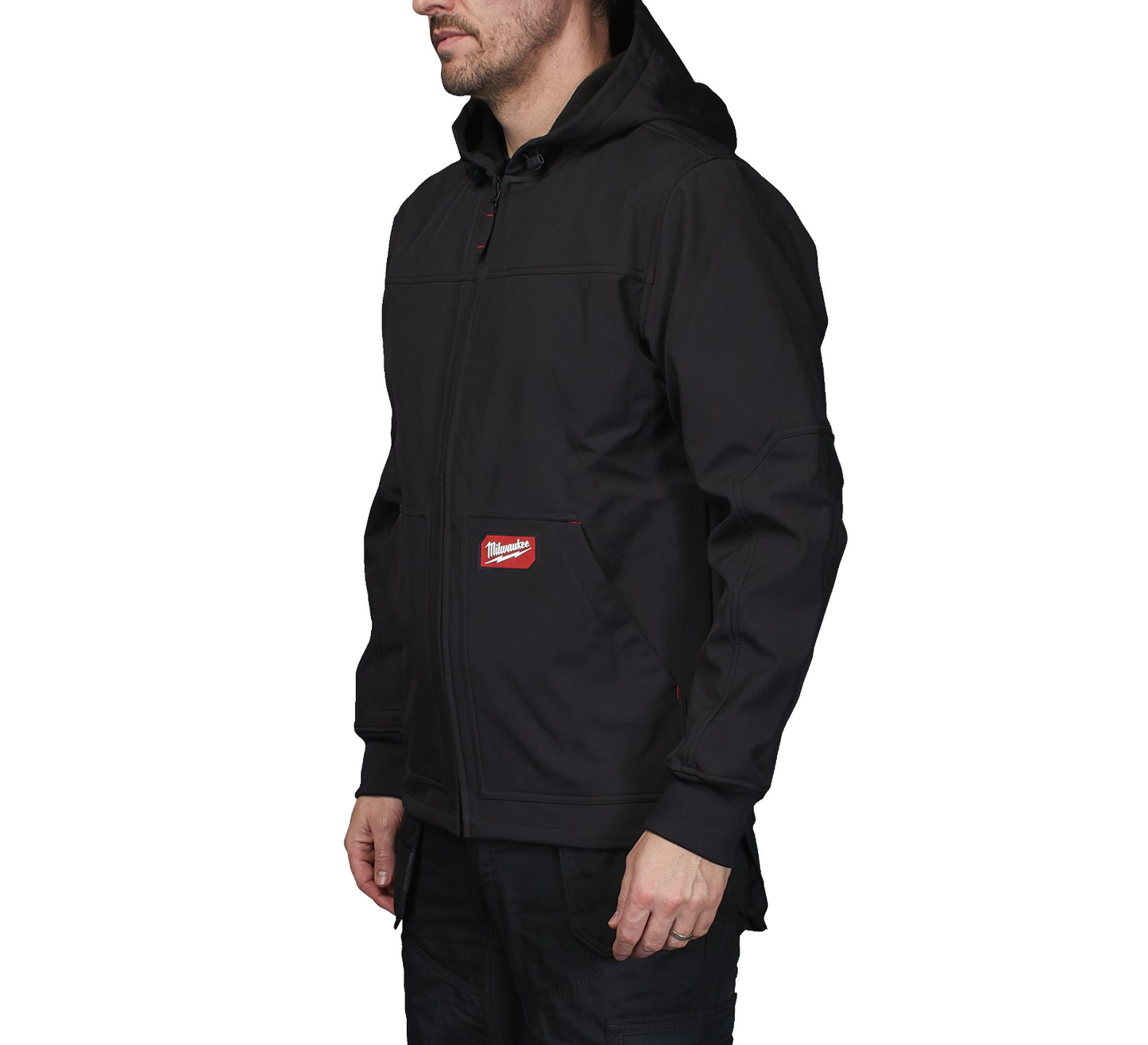 Jaqueta negra amb caputxa FREEFLEX Softshell Milwaukee SJ BL