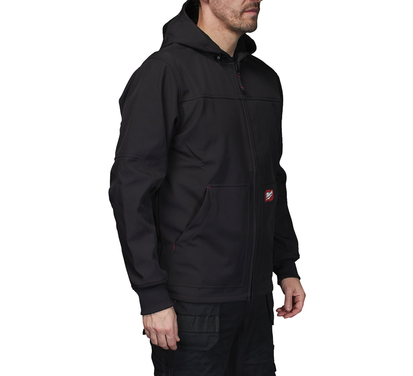 Jaqueta negra amb caputxa FREEFLEX Softshell Milwaukee SJ BL