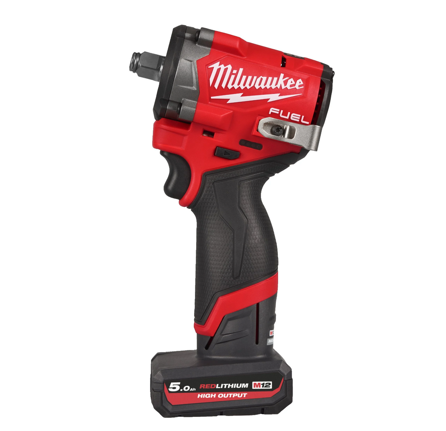 Clau d'impacte M12 + 2 bateries de 5.0Ah + carregador + maletí Milwaukee M12 FCIWF12G3-502X