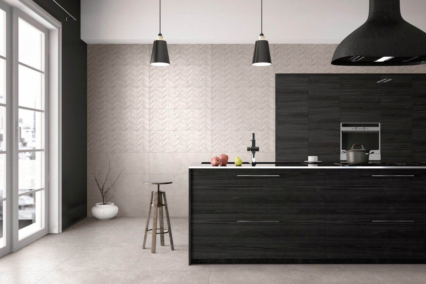 Caixa d'1,08m2 Work Grey Adz C3 60x60cm Marazzi
