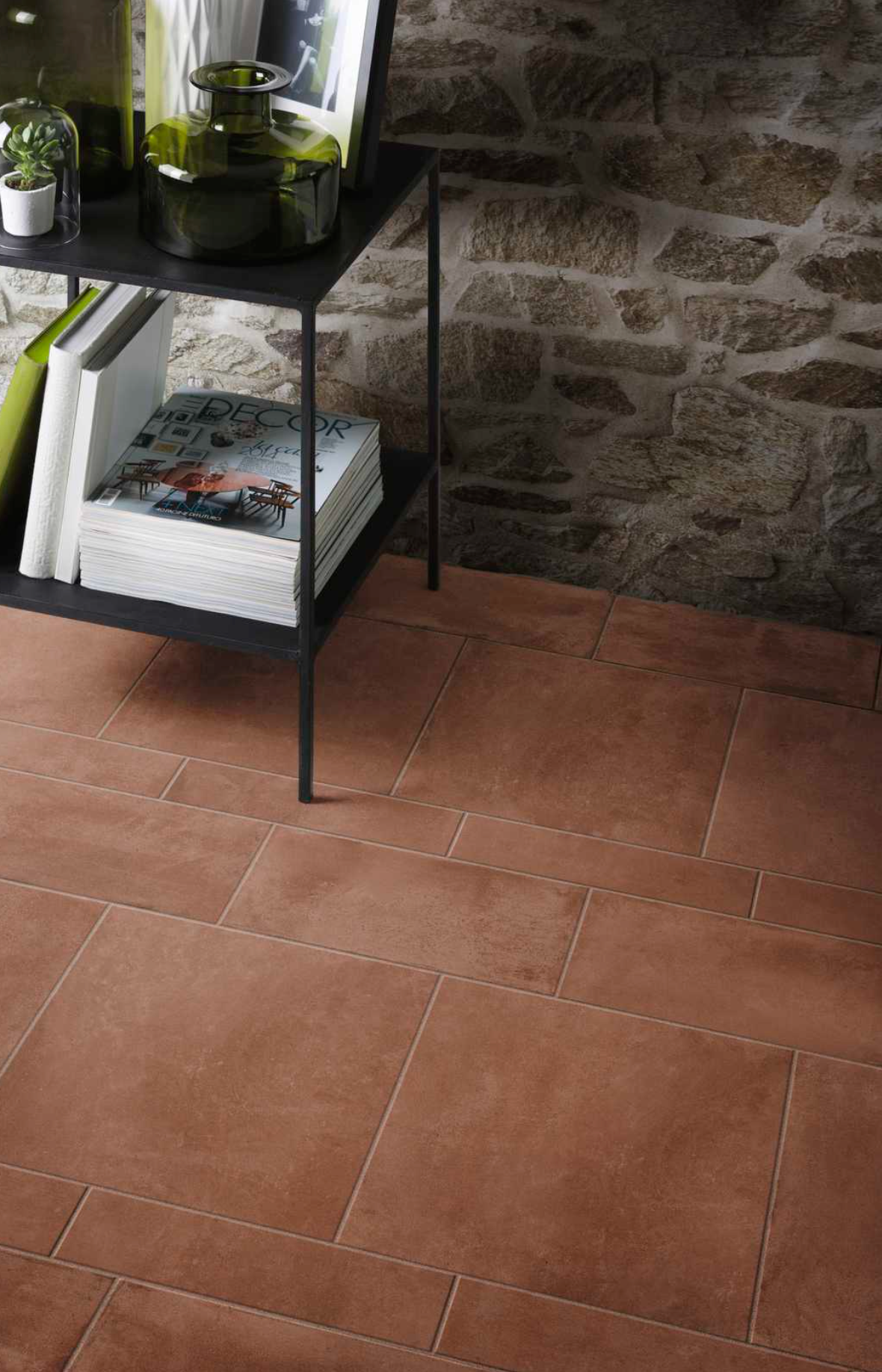Caixa de 0,90m2 Cotti d'Italia Marrone 15x30cm Marazzi