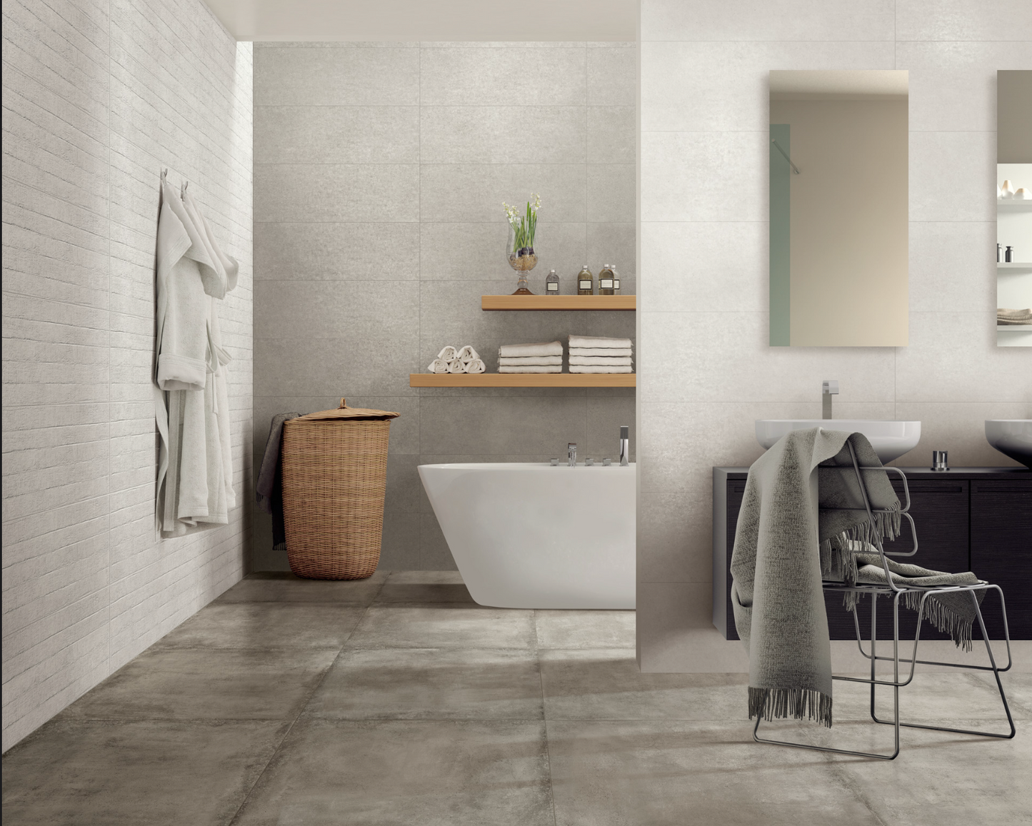 Caixa d'1,35m2 Work White 30x90cm Marazzi