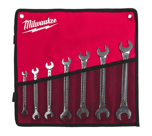Joc de claus de doble boca 7pcs Milwaukee