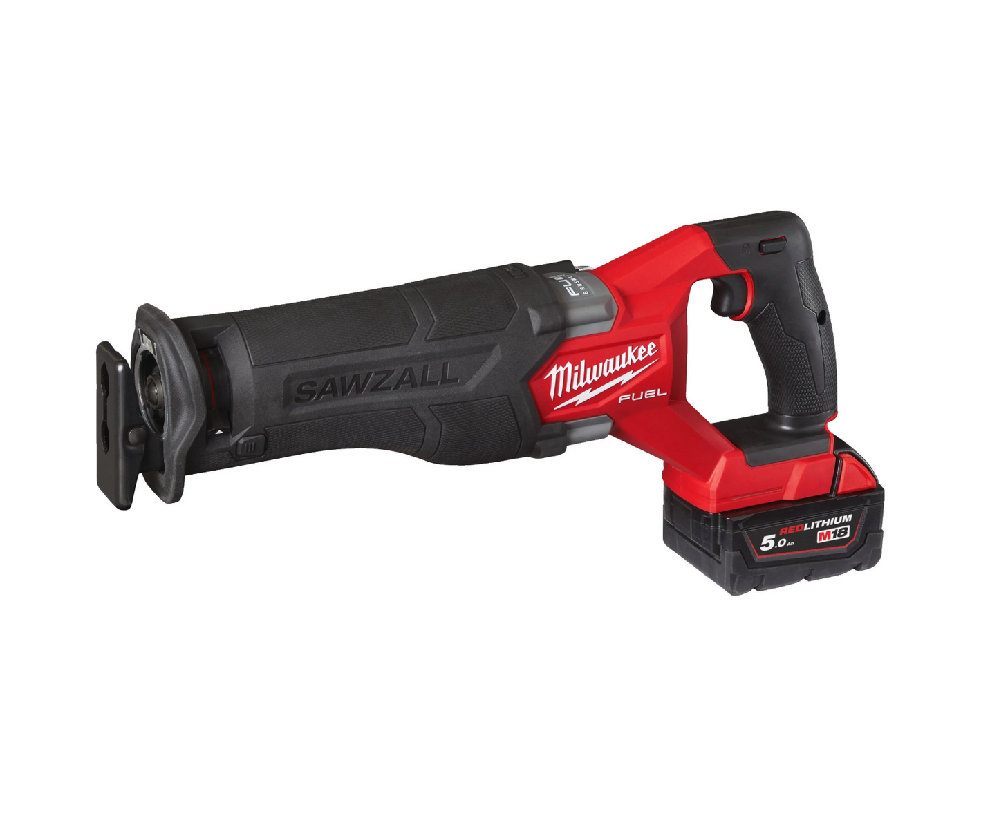 Serra de sabre M18 Fuel + 2bat 5Ah + carregador + maletí Milwaukee M18 FSZ-502X