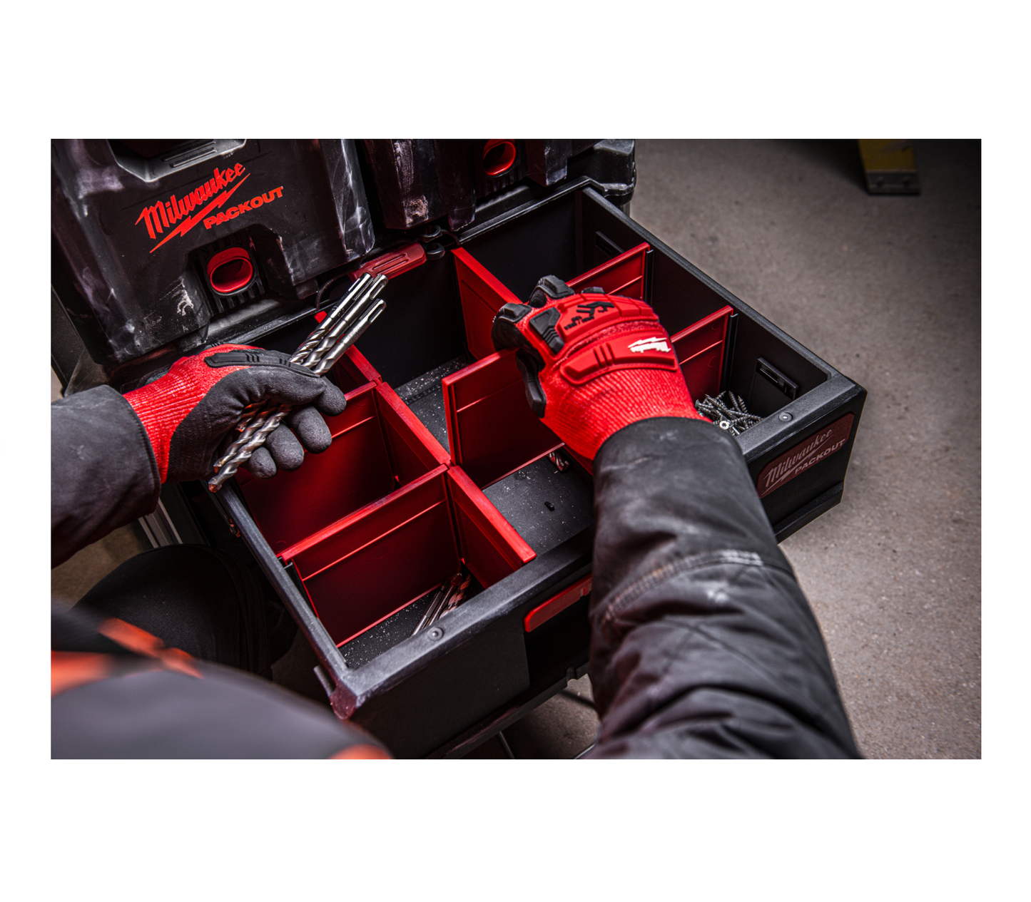 Calaixera PACKOUT amb 2 calaixos Milwaukee