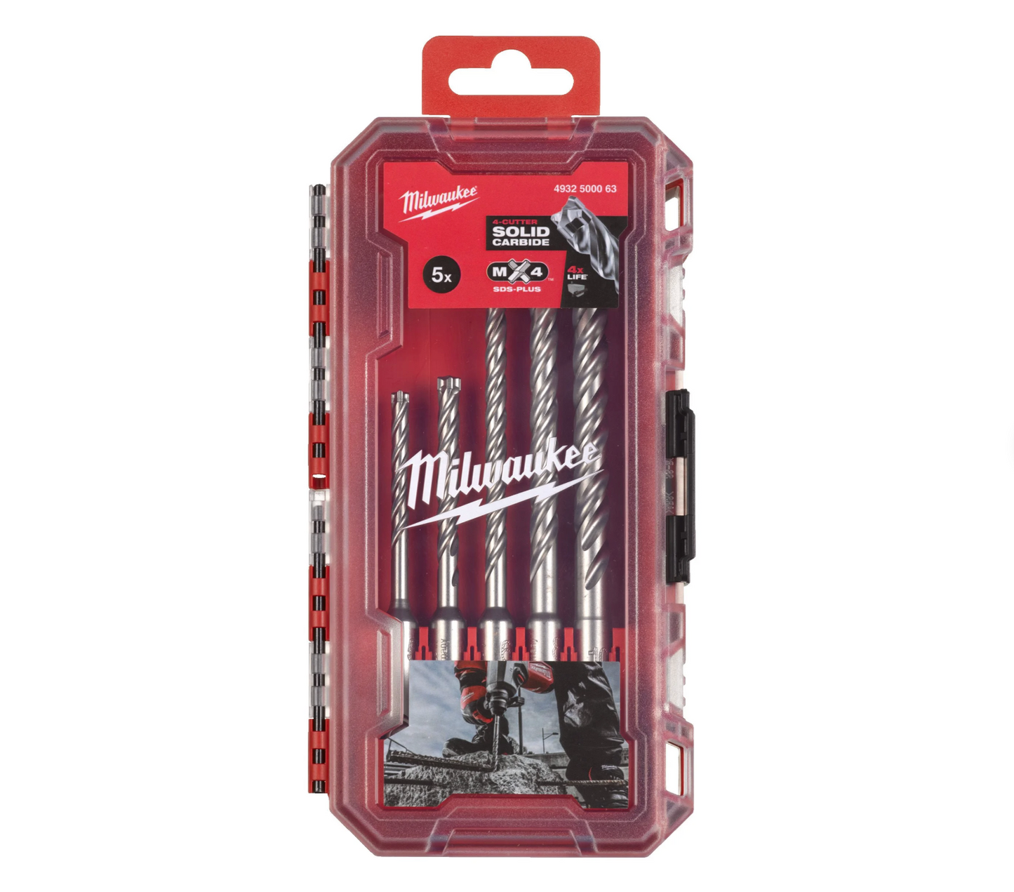 Estoig de 5 broques SDS-PLUS MX4 Milwaukee
