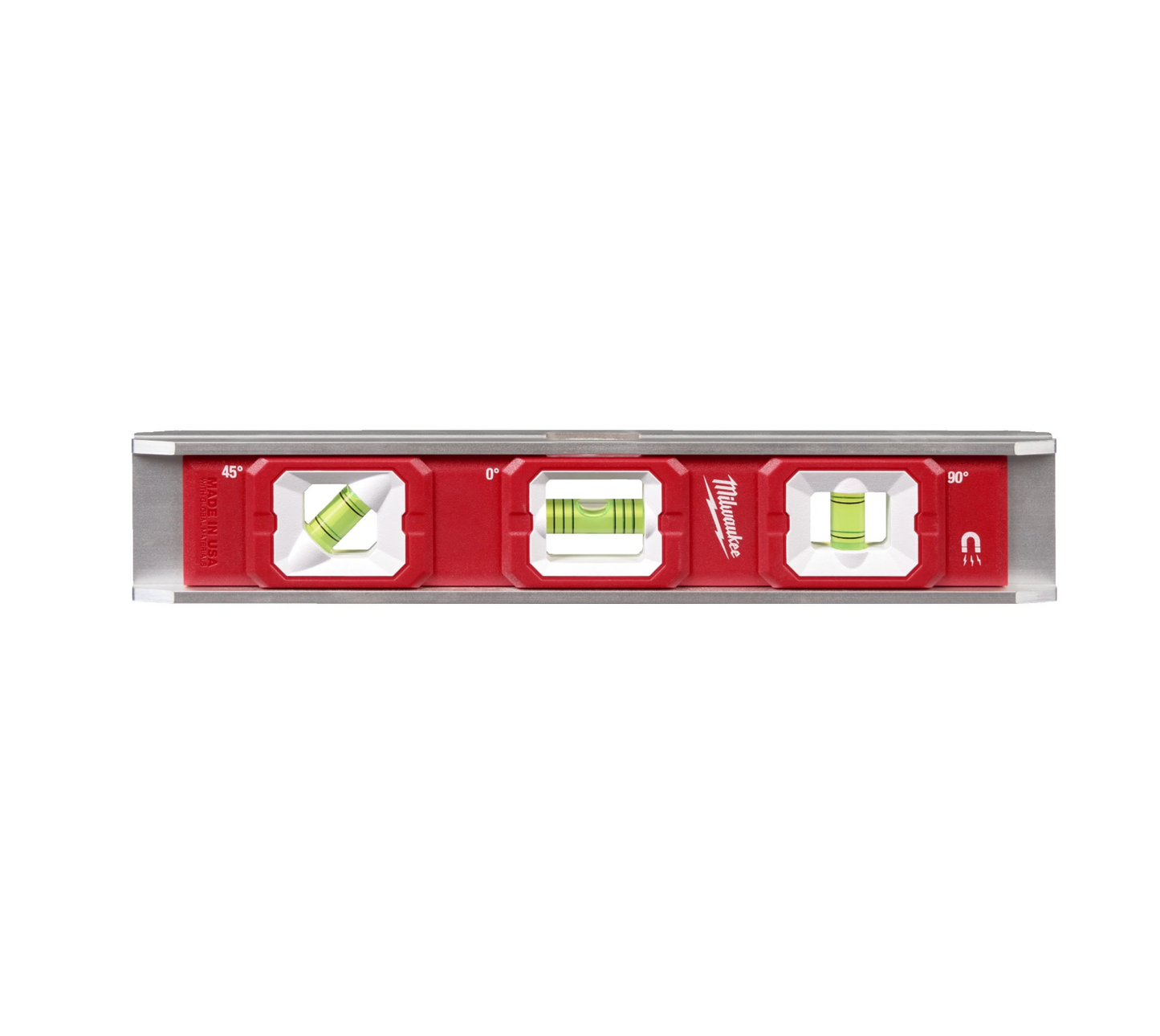 Nivell torpede amb 3 vials de 25cm Milwaukee