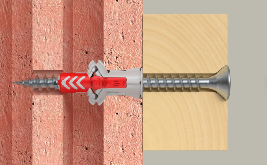 Caixa de tacs Duopower 6x30S + cargols Fischer, 50 unitats