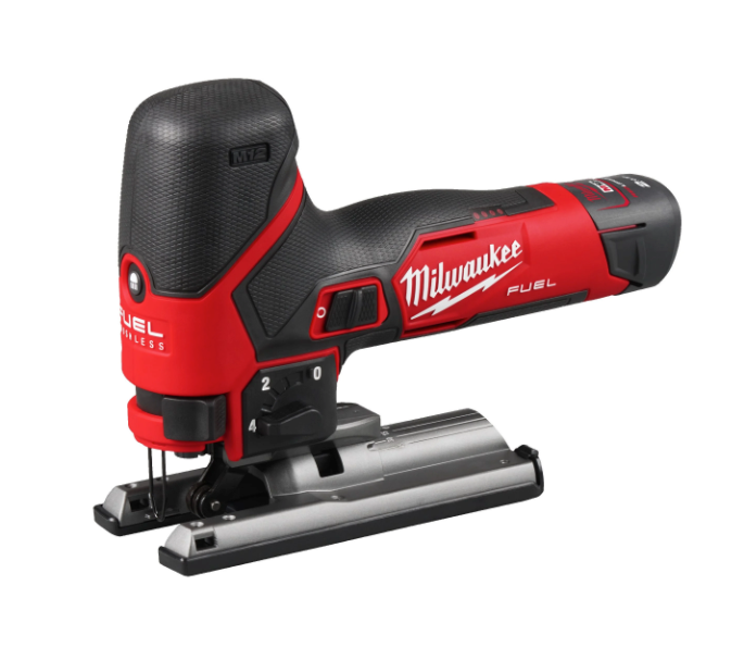 Serra de calar subcompacta M12 Fuel + bateria de 2 Ah + bateria de 4 Ah + carregador + maletí Milwaukee M12 FJS-422X