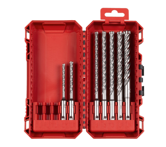 Set de 7 broques SDS-Plus de 4 talls MX4 NG Milwaukee