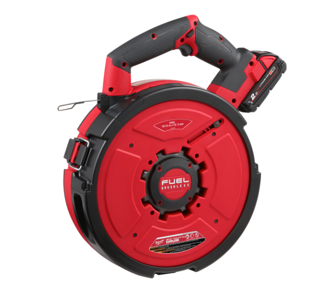 Passacables d’acer M18 FUEL + 2 bateries de 2 Ah + carregador Milwaukee M18 FPFT-202 36 m ST SET