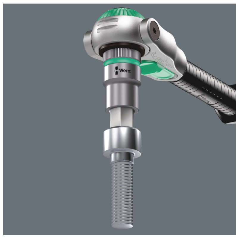 Joc de 9 vasos hexagonals Zyklop amb funció de subjecció Wera 8740 C HF 1