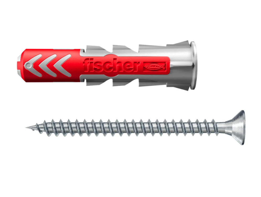 Caixa Taco Duopower 6x30 + Cargol PowerFast II 4,5x40 Fischer 200 unitats