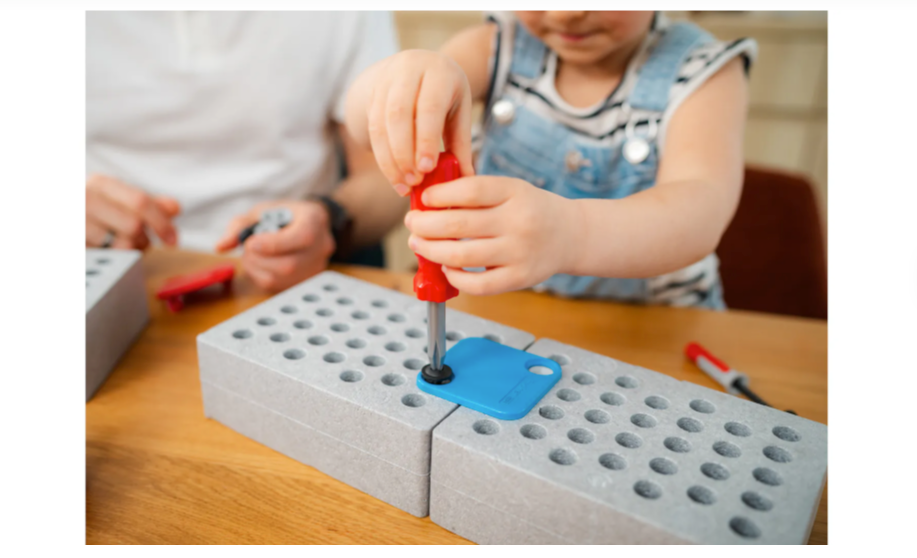 Joc infantil de construcció i cargolament Fischer for Kids +3 anys Builder-Box 579435