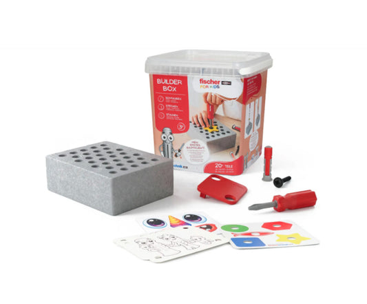 Joc infantil de construcció i cargolament Fischer for Kids +3 anys Builder-Box 579435